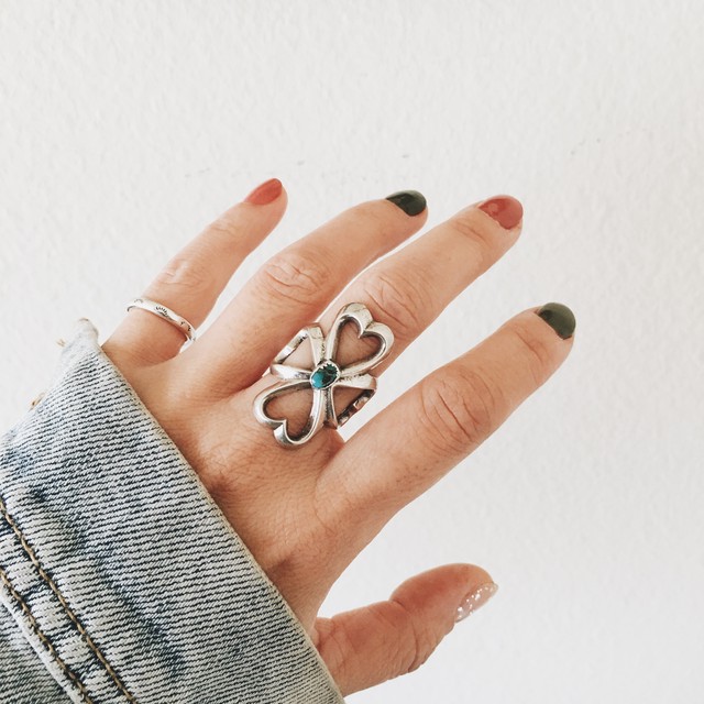 ビンテージ サンドキャストリング Navajo Southwestvintage