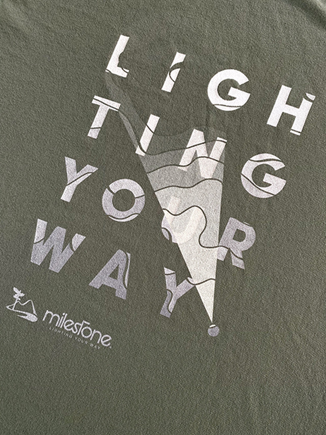 Milestone Teton Bros コラボtシャツ メンズ Mst 002 Mouseontrail アウトドア トレイルラン 登山 ガレージブランド