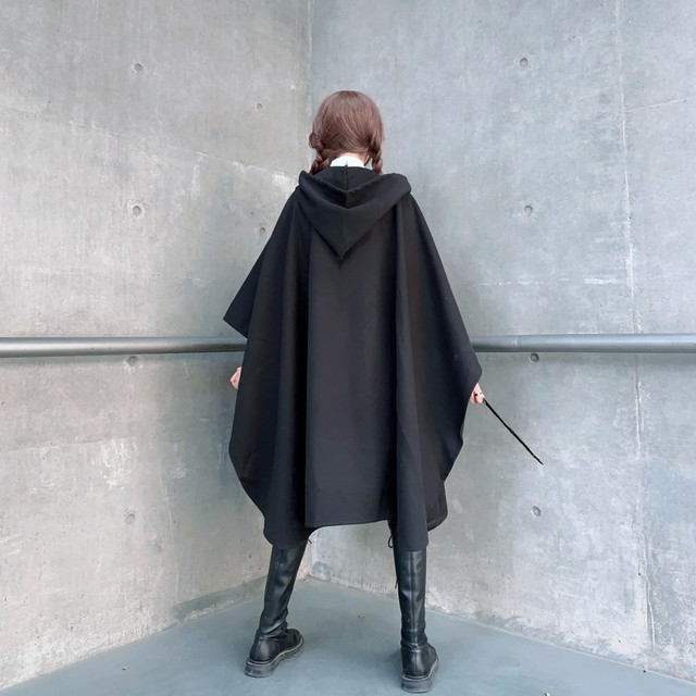 ゴスロリ系 病み可愛い アウター マント フード付き 魔法学院風 Jkスタイル ストリート系 原宿系 10代 代 Dressyなモード系 ゴシック専門店 Ladies Fashion Seasonz