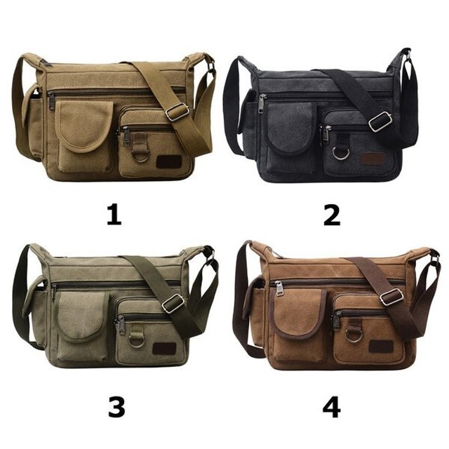 ショルダーバッグ バッグ メンズバック 斜めがけバッグ ショルダー ビジネス 大容量 旅行 出張 ミリタリー キャンバス メンズ Lalibera