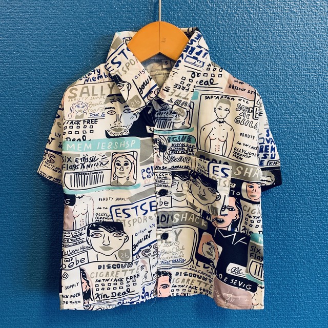 手書きイラスト風のキッズアロハシャツ 沖縄のセレクトショップ ローカルブランド イロカライフ