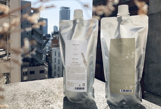 【labyness】amicel shampoo 500ml シャンプー C type R type