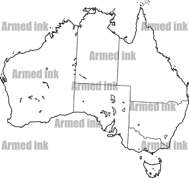 商用可素材 オセアニアの白地図セットを紹介 1coins