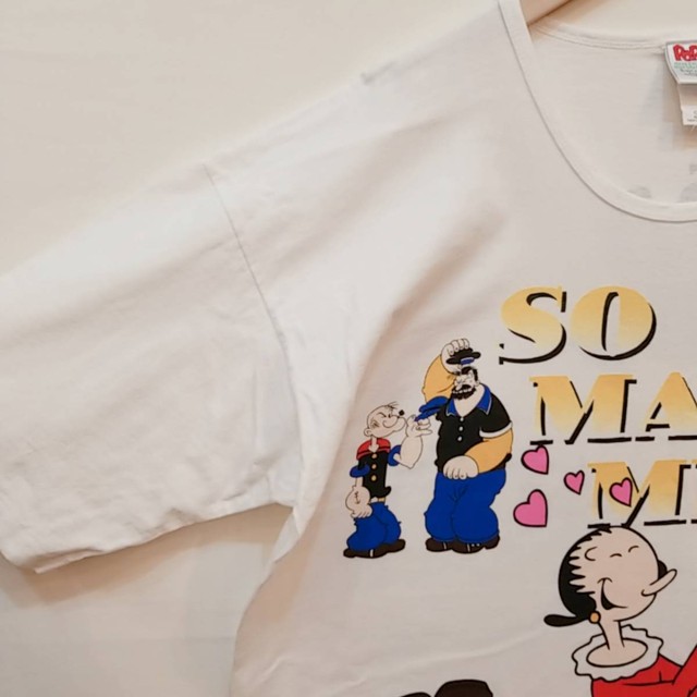 90s Usa製 Olive Popeye 両面プリント Tシャツ ロング ワンピース Onesize オリーブ ポパイ キャラクター アニメ ヴィンテージ 02f1501 Buy Sell Rivet