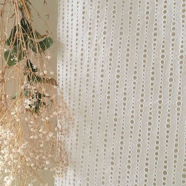 レース生地 コットンレース Kijiya