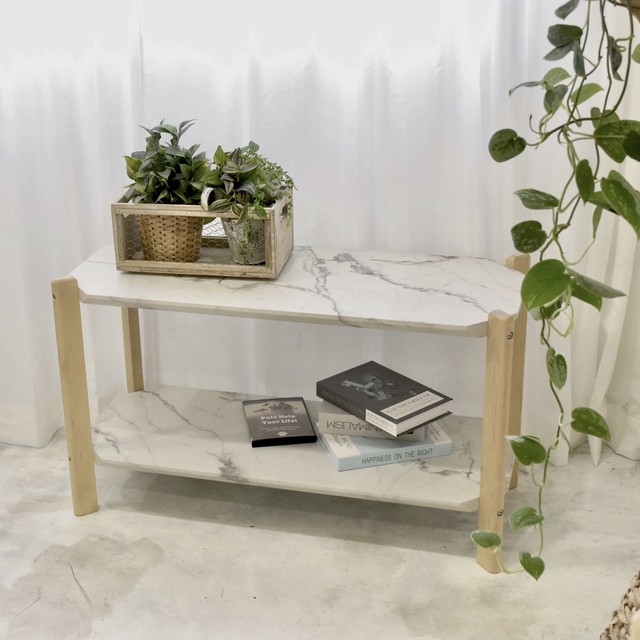 Marble 2D Rack / 大理石調 2段ラック