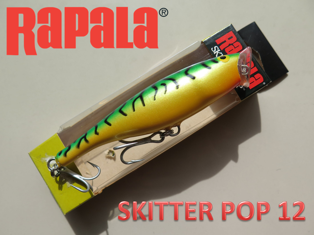 ラパラ スキッターポップ12 Rapala Skitter Pop 12 Green Mackerel F L54 03 Tightlines