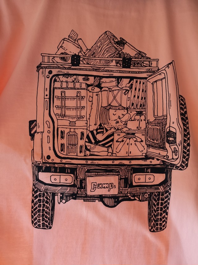 Nowest Camp別注campsオリジナルイラストtシャツ テトリス積載de車中泊 ジムニー Nowest Camp Online Shop