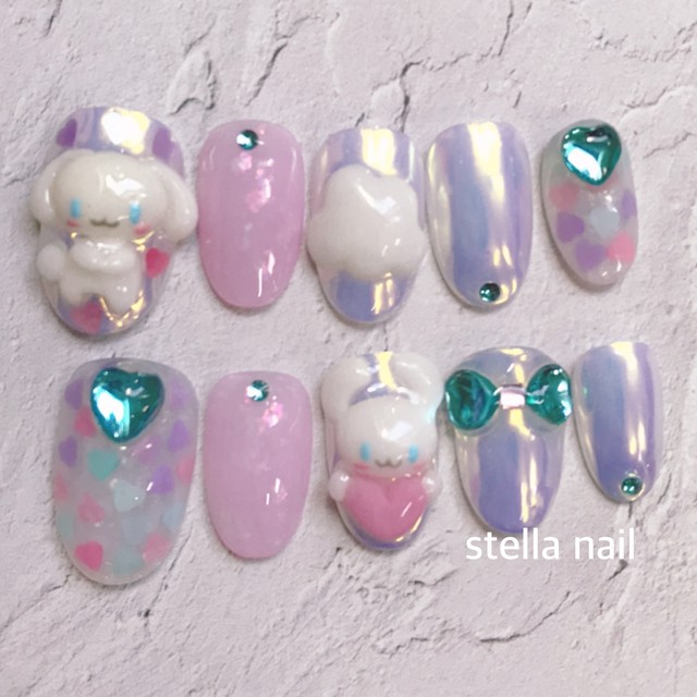 ネイルチップ 量産型ネイル ネイルチップ Stella Nail