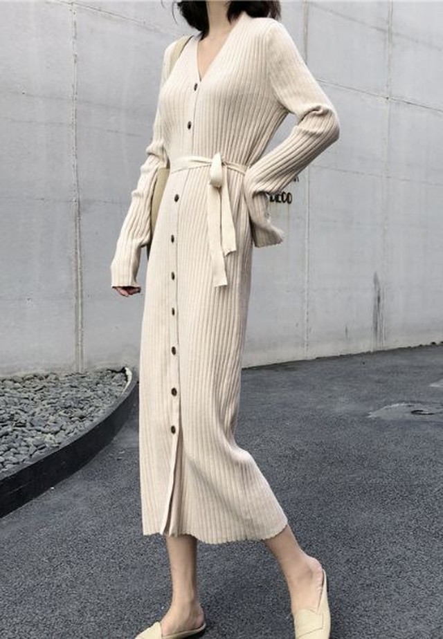 きれいめ ニットワンピース お呼ばれ ワンピースレディース 大人 ミモレワンピース きれいめ ミモレ丈 ミモレワンピース レディース オフィス ワンピース レディース Jm9195 Dress No Sato