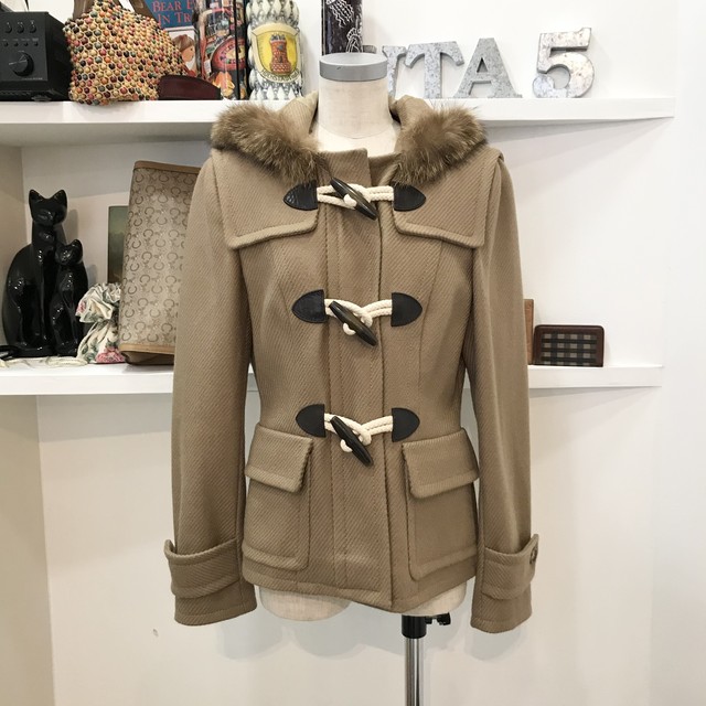 Moschino Duffle Coat Brown モスキーノ ダッフルコート ブラウン ｕｔａ５