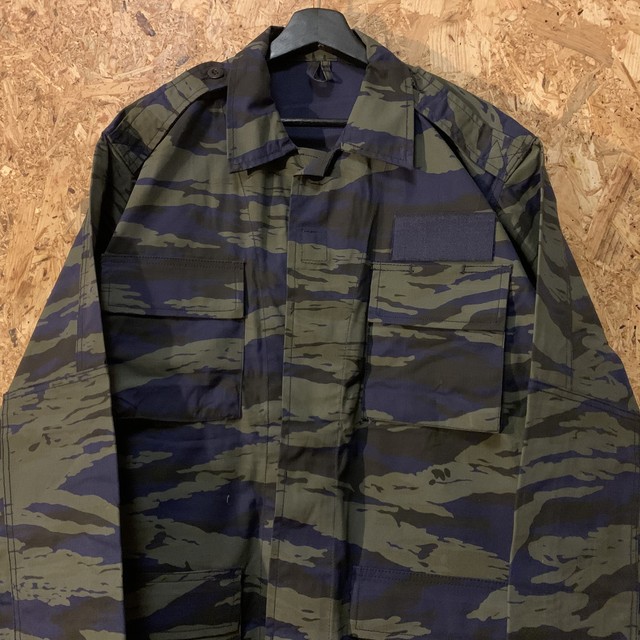 ギリシャ軍 Greek Army Blue Lizard Camouflage Combat Jacket Dead Stock 1451 古着屋 O Well