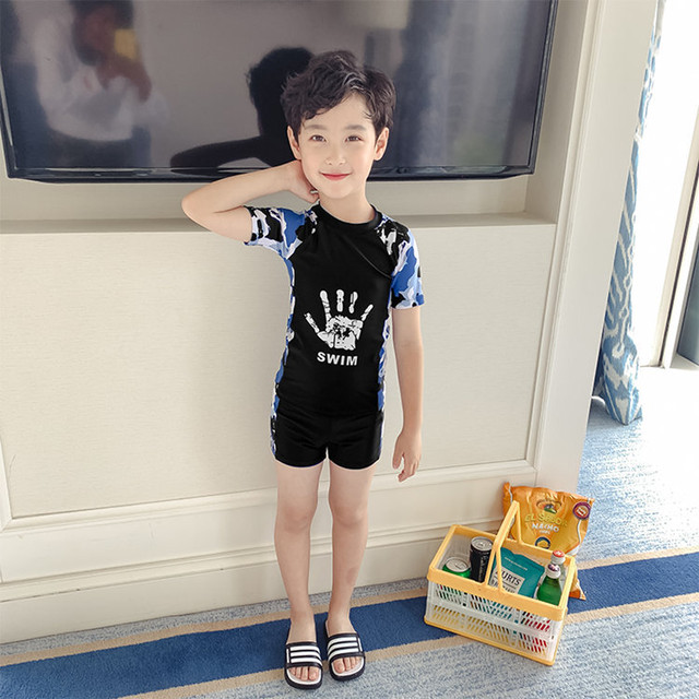 送料無料 子供水着 男の子 男児 キャップ付 2点セット 紫外線カット 温泉 プール 海 ビーチ 水着 みずき スイミング 70cm 80cm 90cm 100cm 110cm 1cm 130cm 140cm Nextcase