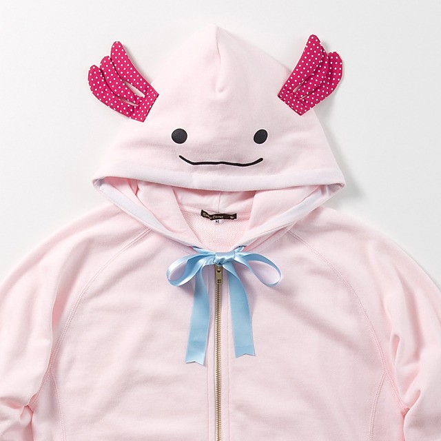 ウーパーカー ウーパールーパーのパーカー ファッション ロリィタ アニマル 熱帯魚 ウーパールーパーモチーフ雑貨のfruit Parfait