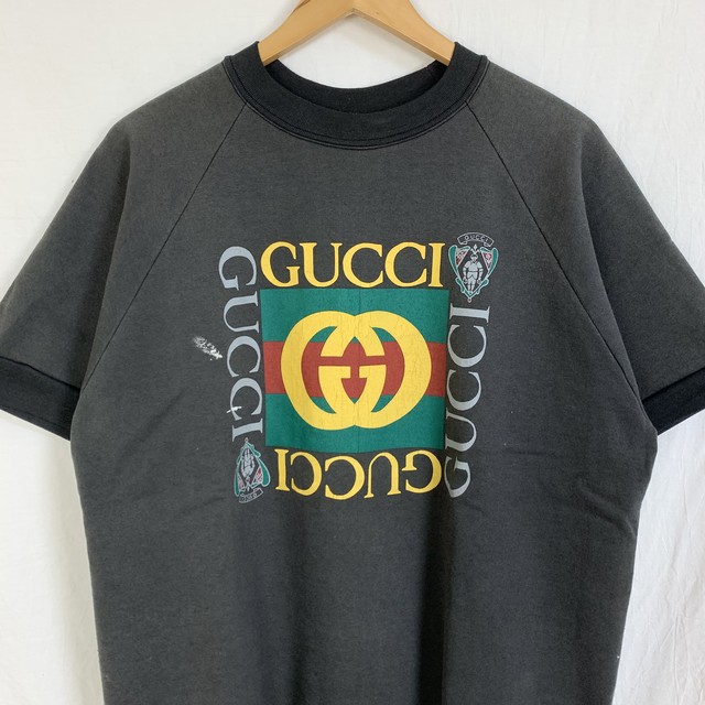 Usa古着 90 S Gucci プリント ブート 半袖 スウェット Xl Usa古着 ヴィンテージ Shop Place Clothing