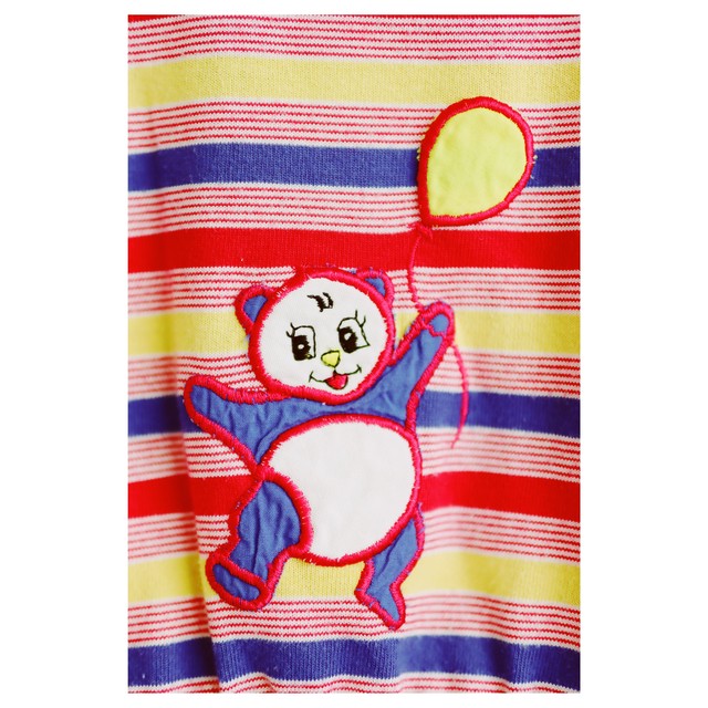 パンダダボーダーダワンピース こどもふく Kikki