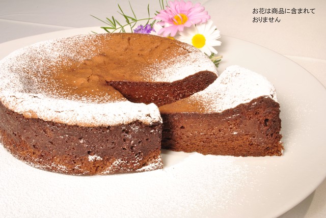 フランス・バローナチョコレート100%の濃厚ガトーショコラ(冷凍)