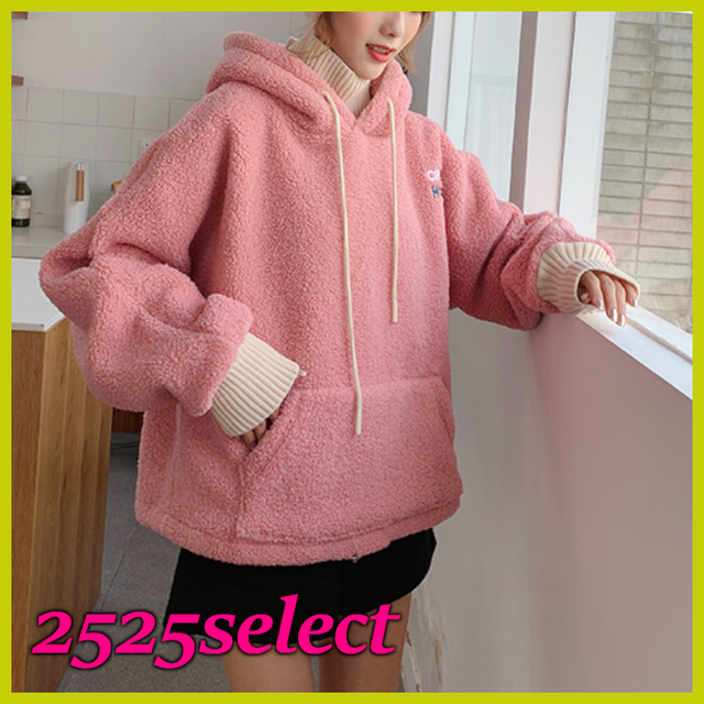 冬服 ボア素材 アウター トレーナー 全4色 2525select