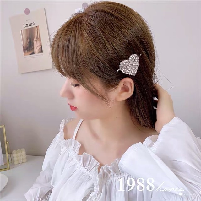 キラキラ 人気ヘアピン 可愛いヘアアクセサリー Melissa