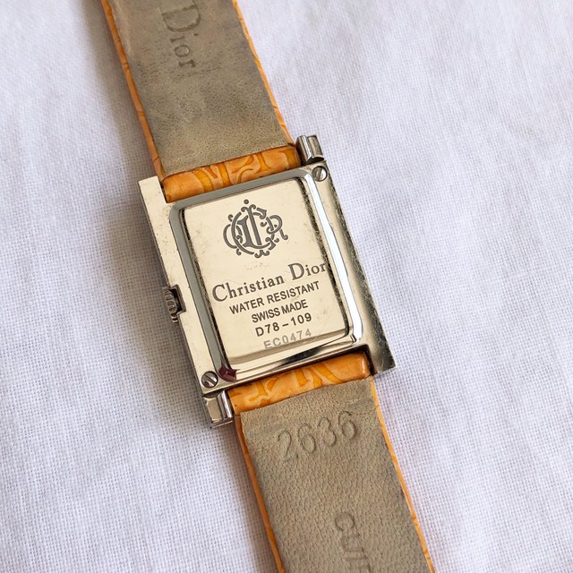 Dior leather watch Clearance