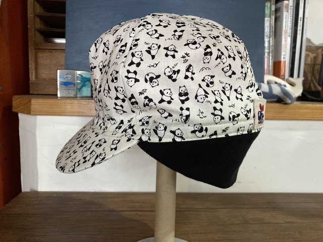 耳付きcyclecap カンフーなパンダさん Cachalot Cycleworks
