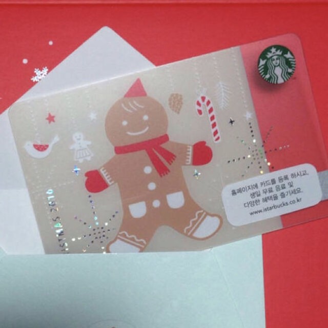 海外 Starbucks 限定 クリスマス カード セット Starbuckskr