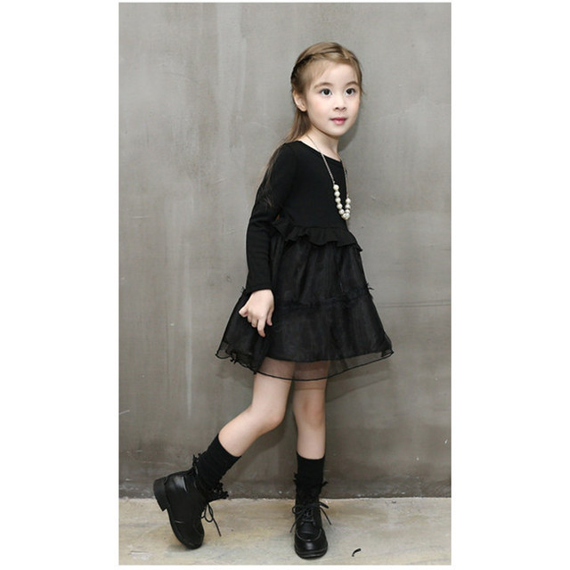 韓国子供服 ワンピース フォーマル キッズドレス チュールワンピース 長袖 リボン Kids Dress 上下セット チュールスカート 子供ドレス Cocoarum