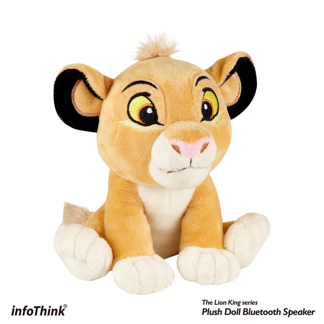 Infothink Bluetooth スピーカー ディズニー Disney ライオンキング The Lion King ぬいぐるみ Plush Doll シンバ Simba Bsp600 Simba E Qualia イークオリア