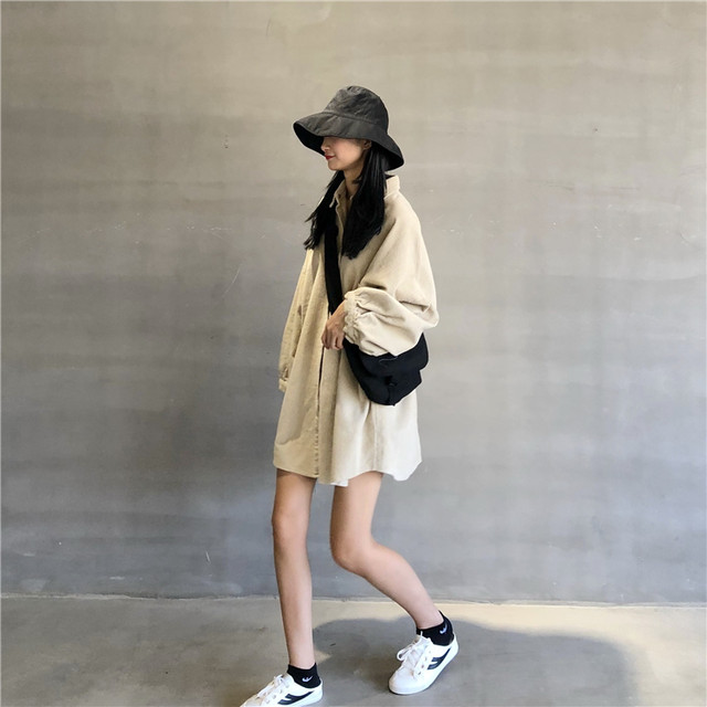 コーデュロイシャツワンピース 1011 Rripcord リップコード 韓国ファッション通販