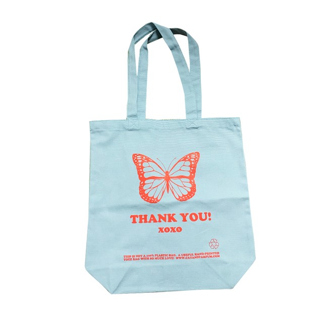 【Cat & Parfum】Thank You Canvas Tote Bag