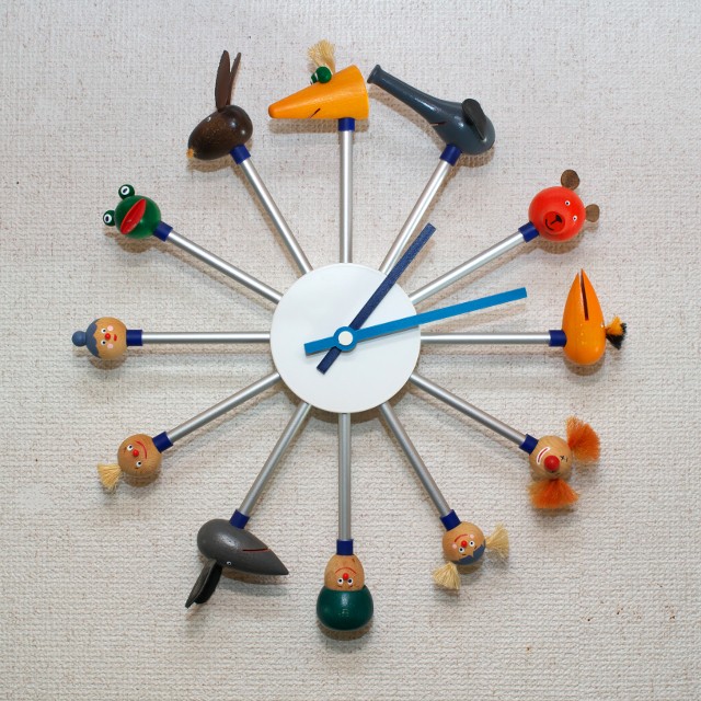 ケルナー 壁掛け時計 Hopps おもちゃ箱 イカロス 公式ネットショップ