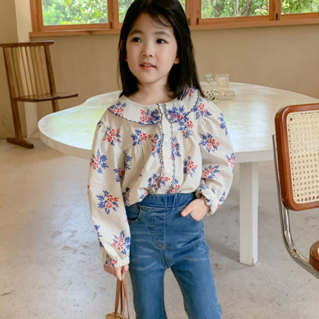 花柄ブラウス おしゃれ 女の子 トップス シャツ 長袖シャツ キッズ ティーン 韓国子供服 可愛い ナチュラル 花柄 丸襟 フラワー 春 秋冬 オールシーズン 韓国 Ss184 Berceau Select Shop ベルソー セレクトショップ キッズ 親子ペアetc 花柄ブラウス おしゃれ 女の子 トップス シャツ 長袖シャツ キッズ ティーン 韓国子供服 可愛い ナチュラル 花柄 丸襟 フラワー 春 秋冬 オールシーズン 韓国 Ss184 Berceau Select Shop ベルソー セレクトショップ キッズ 親子ペアetc