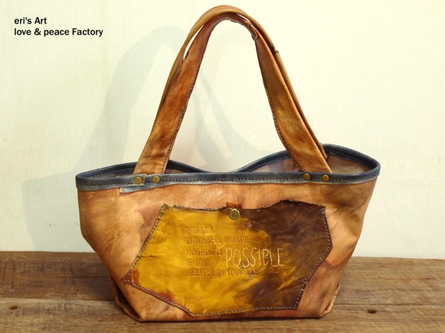 くたくた山羊革トートバッグ Bag-120