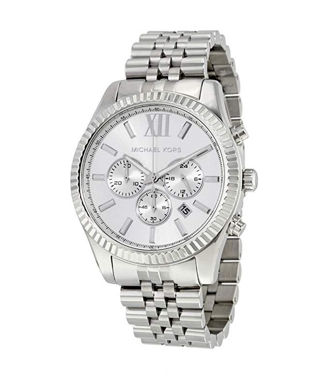 Michael Kors マイケルコース Mk8405 メンズ腕時計 クロノグラフ Lexington シルバー 送料無料 Aniya