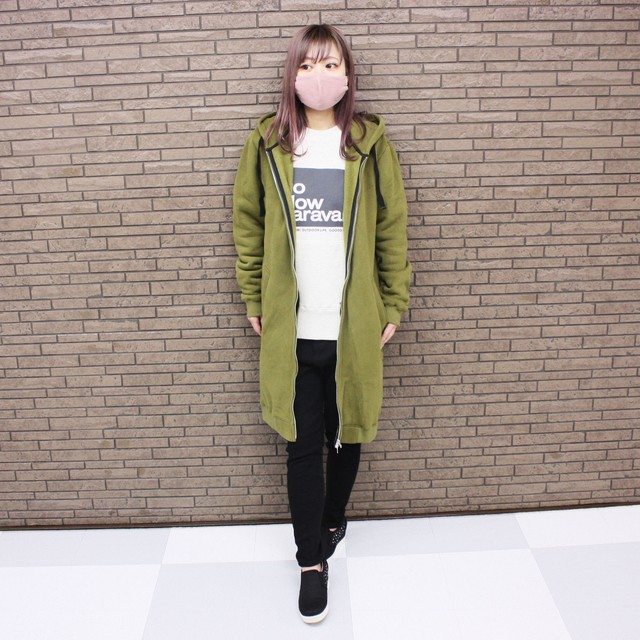 セール Liss ライトウェイト裏起毛ロングパーカー 5色 女子ウケ 長い 軽い 暖かい Free Way