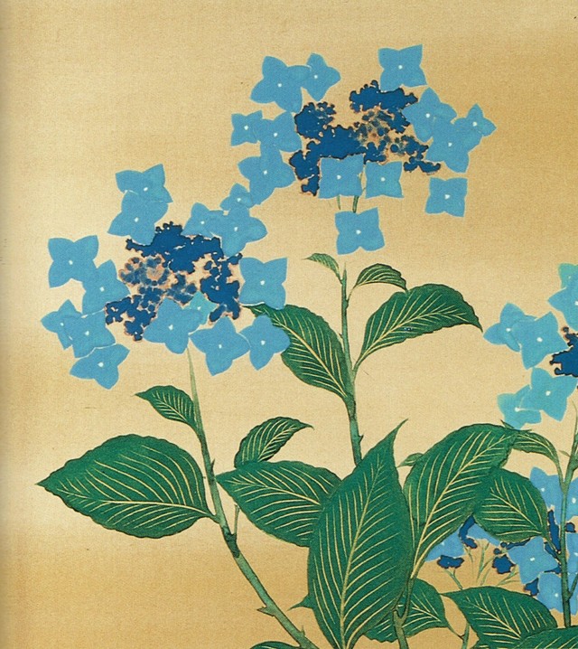 オンライン 6月15日 月 琳派の絵具を愉しむ あじさい 日本画普及協会