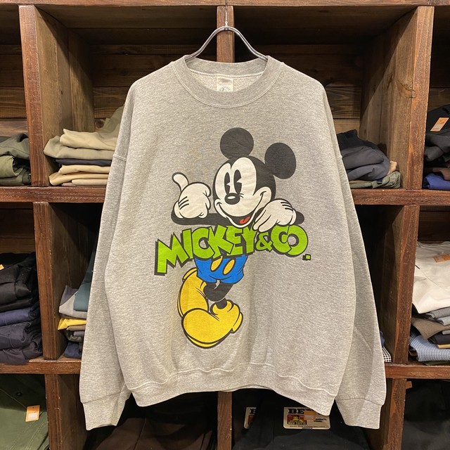 90s ミッキーマウス スウェット Usa製 Vostok