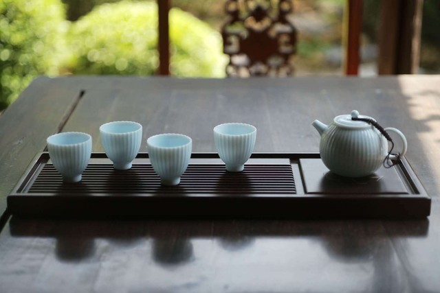 青磁茶器セット