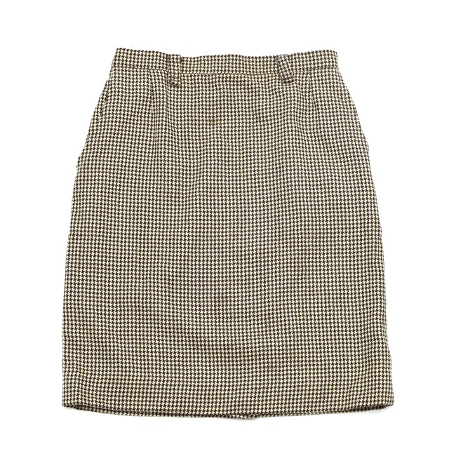 Vintage Houndstooth check tight skirt