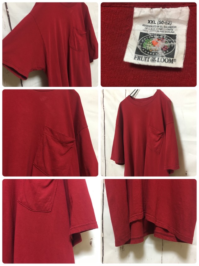 90s 古着 フルーツオブザルーム 90年代タグ 無地ビッグtシャツ ビンテージ Ia Ra By P Tail Net