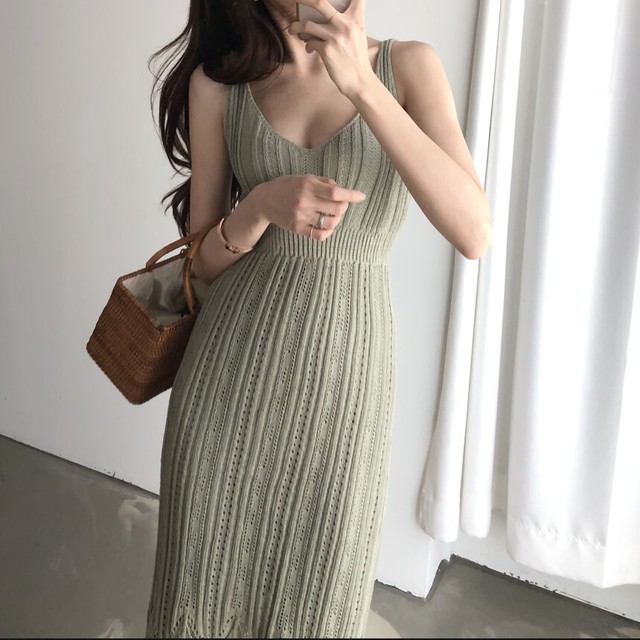 ワンピース レディース レースワンピース 夏 セクシー きれいめ カジュアル ノースリーブ ロング丈 結婚式 パーティー 着痩せ オシャレ 2色 N401 Select Shop Shoushou