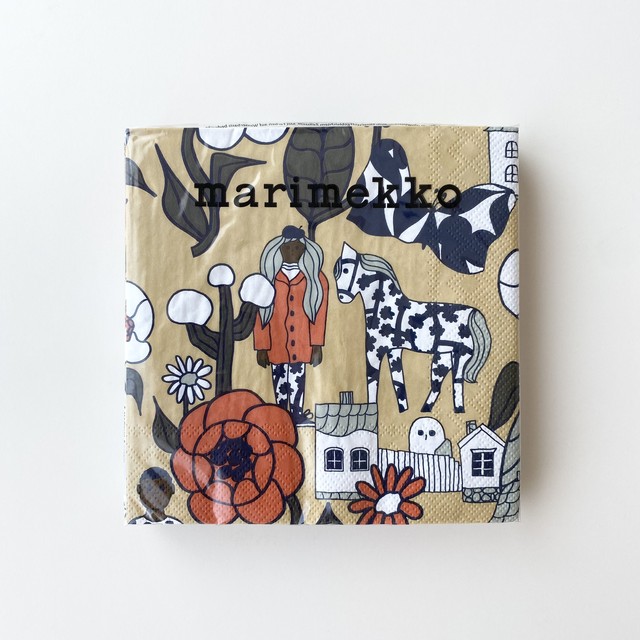 北欧 Marimekko マリメッコ 北欧ペーパーナプキンpaperletter ペーパーレター