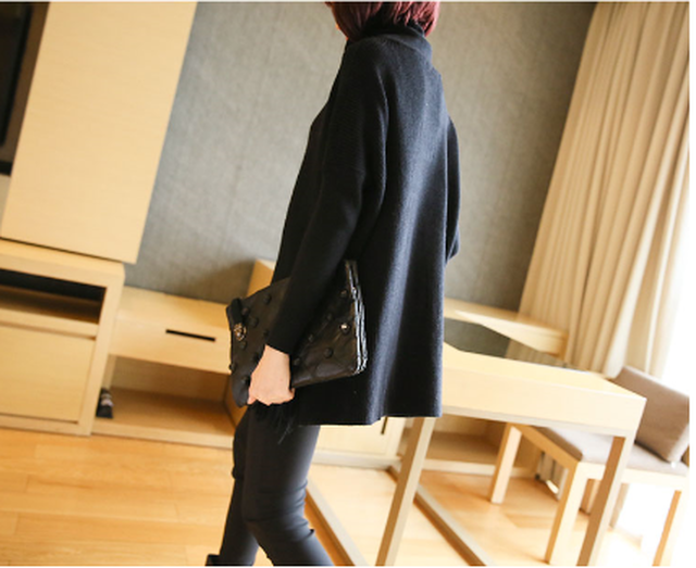 冬新作 フリンジニットのポンチョ風ニットトップス レディース ファッション トップス グレー ポンチョ風 アクリル 秋 冬 ニット 体型カバー 着痩せ 30代 40代 50代 K0904 Shopmall To You