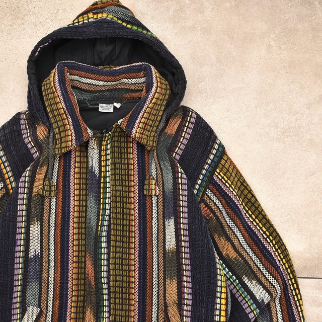 Hand made native embossing rug parka