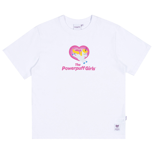 Targetto Ppg I Tgt Heart Donny Tee White 正規品 韓国 ブランド ドレス 半袖 T シャツ Bonz 韓国ブランド 代行