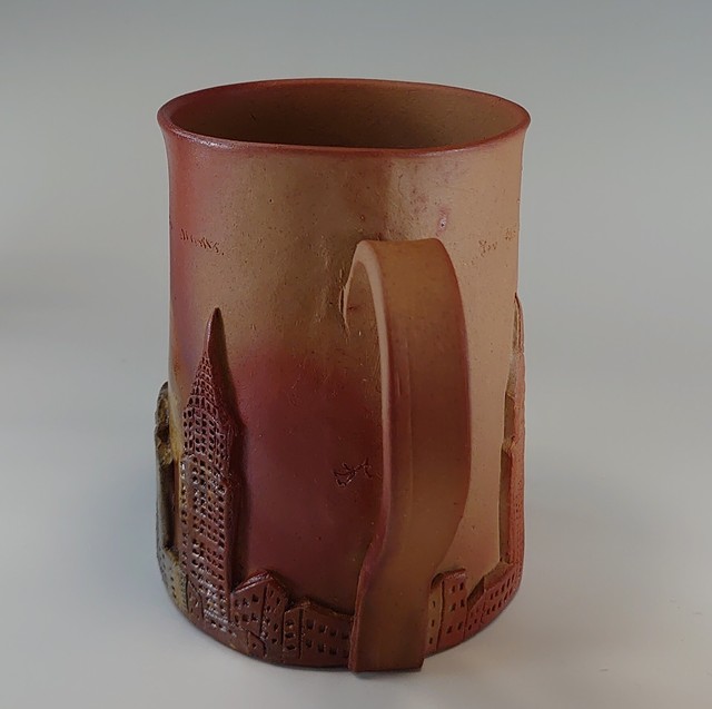 備前焼 Nyカップ マグカップ コーヒーカップ 三奈三 作品 Nyの夕焼けの中で飲める贅沢 うつわの弥土 陶器 お店 横浜市青葉区 備前焼細工物 唐津焼ぐい呑 唐津焼ぐい呑み 唐津焼ぐい飲み 陶器 うつわの弥土 オンラインギャラリー 横浜市