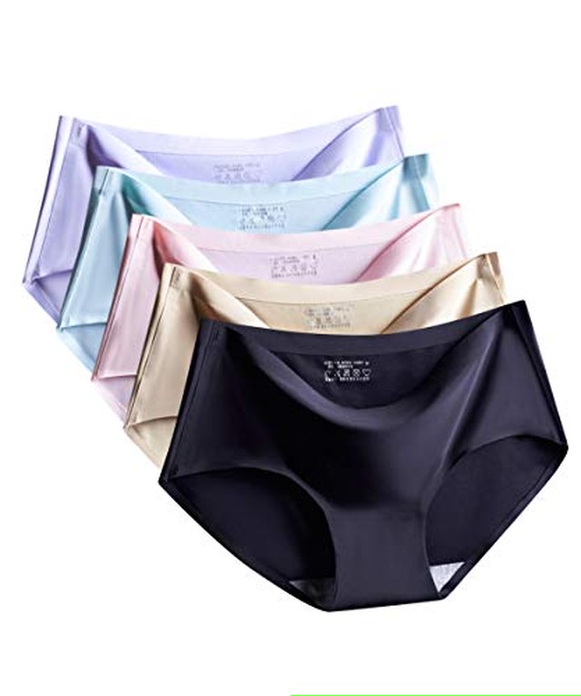 Jpcs シームレスショーツ レディース パンツ 下着 パンティ 無縫製 高通気性と伸縮性 レギュラー 女性下着 5枚セット 4枚セット Az Japan Classic Store