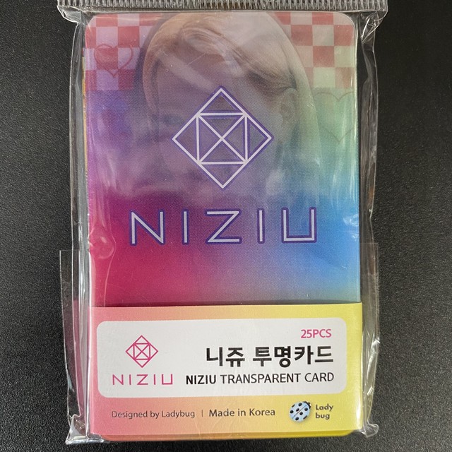 Niziu 透明トレカ 25枚セット ワンダケイ韓流商店