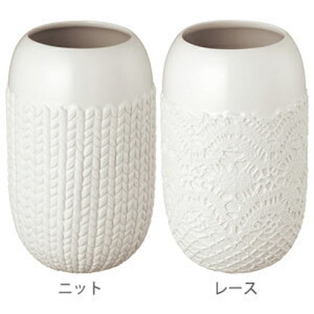 キントーKINTOクチュールフラワーベースL【レース/ニット//L】