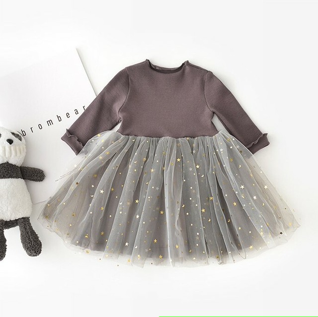 送料無料 予約商品 星柄チュールワンピース ベビー ドレス 結婚式 バースデー セレモニー お宮参り お呼ばれ 赤ちゃん 子供 キッズ Sarah S Closet